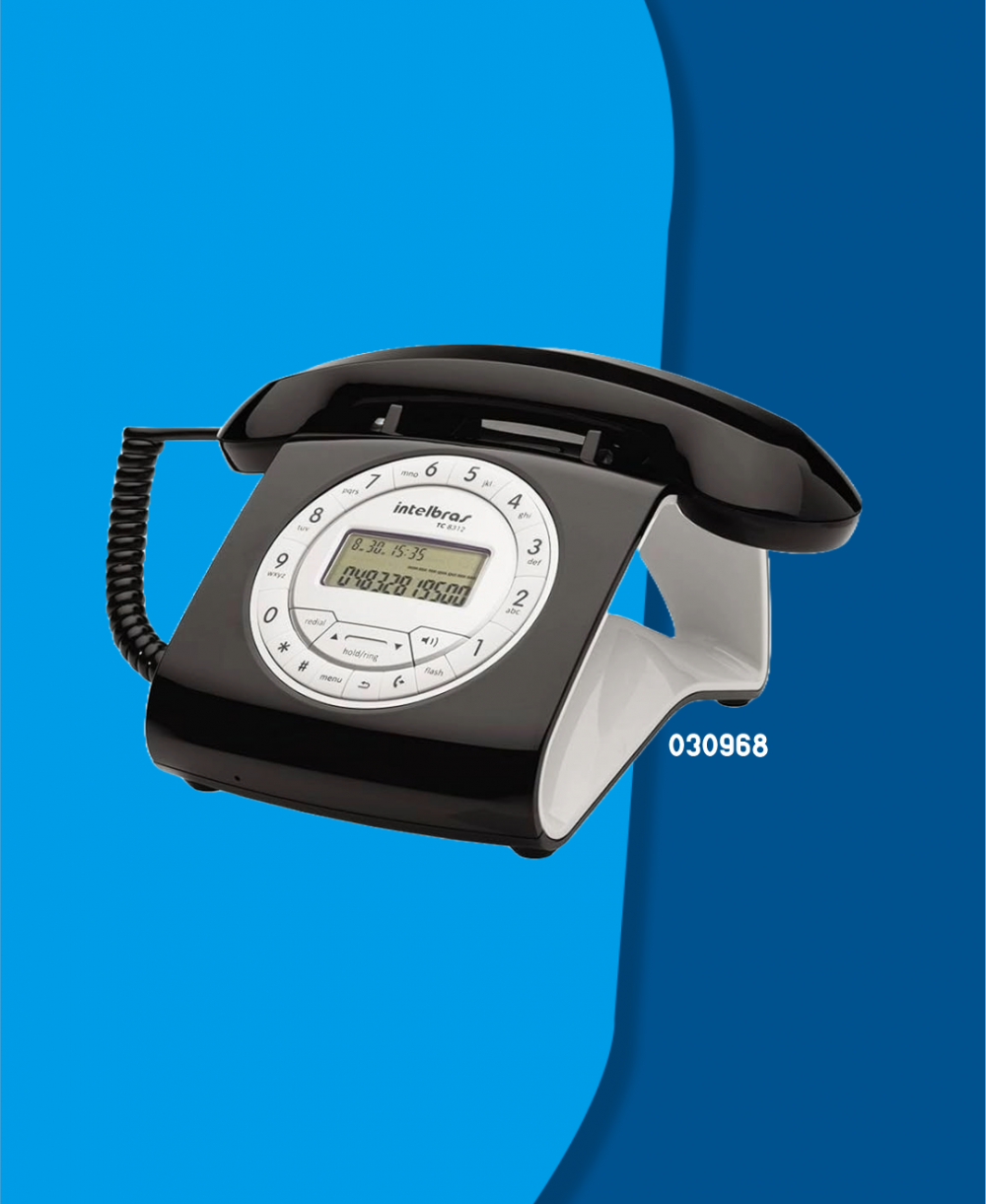 TELEFONE COM FIO TC 8312 BR